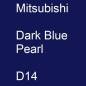 Preview: Mitsubishi, Dark Blue Pearl, D14.